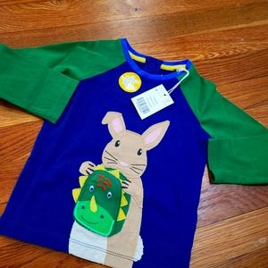 Baby Mini Boden Applique Shirt 18-24 Months NWT